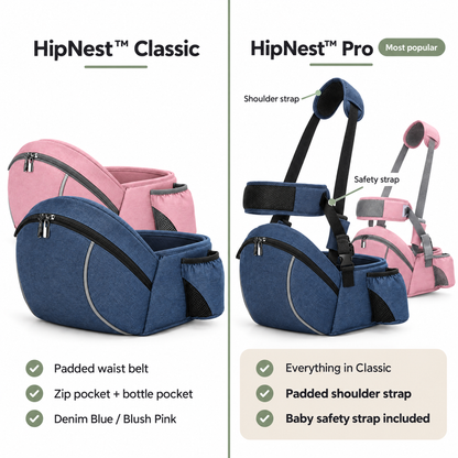HipNest™ Hip Seat Baby Carrier